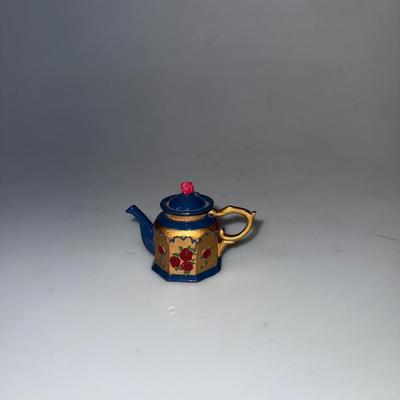 Miniature Resin Teapot Lot