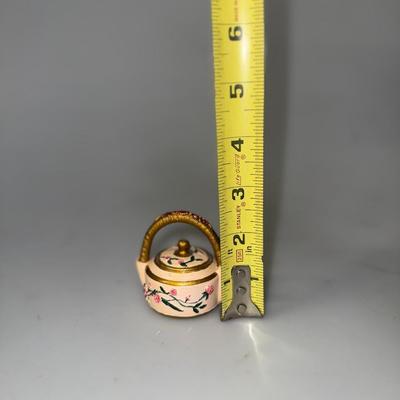Miniature Resin Teapot Lot