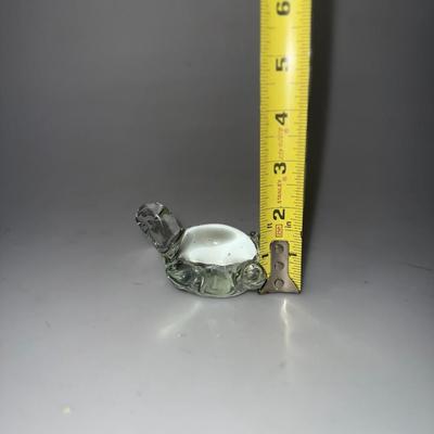 Turtle Glass Paperweight