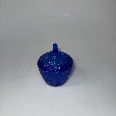 Vintage Cobalt Blue Candy/ Trinket Dish