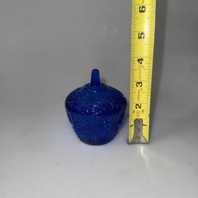 Vintage Cobalt Blue Candy/ Trinket Dish