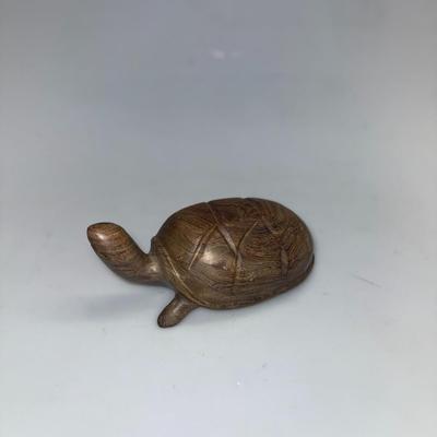 Vintage Ironwood Hand Carved Turtle