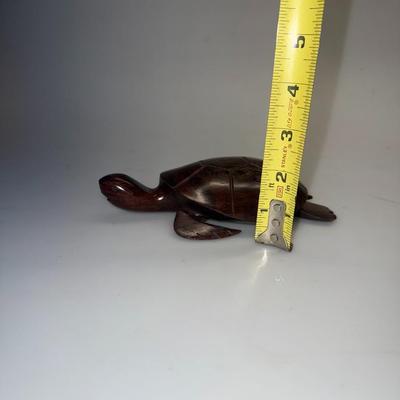 Vintage Ironwood Hand Carved Turtle
