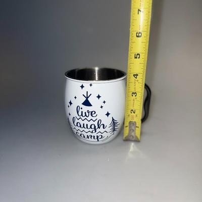 Set of 4 Metal Camping Mugs