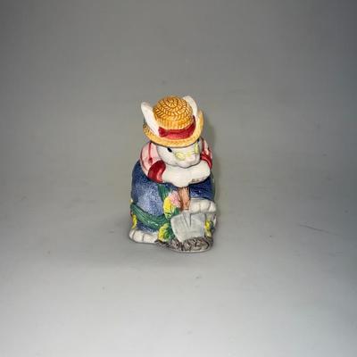 Vintage Fitz and Floyd Gooseberry Bunny Sugar and Duck Creamer