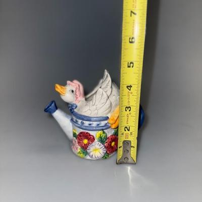Vintage Fitz and Floyd Gooseberry Bunny Sugar and Duck Creamer