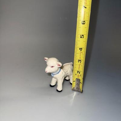 Vintage Ceramic Lamb Planter Made in Occupied Japan