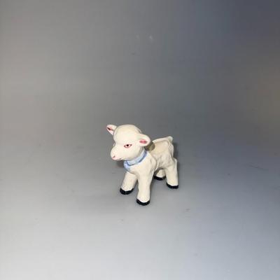 Vintage Ceramic Lamb Planter Made in Occupied Japan