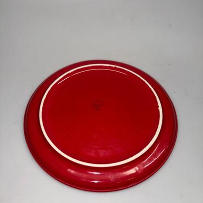 Red Fiesta Plate