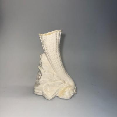 Irish Belleek Rock Spill Vase - Heritage Collection 9" Height VGC