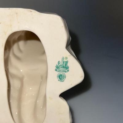 Irish Belleek Rock Spill Vase - Heritage Collection 9" Height VGC