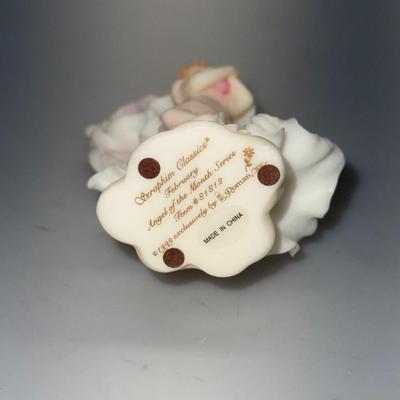 VINTAGE 1999 ROMAN INC SERAPHIM CLASSICS FEBRUARY ANGEL OF THE MONTH SERIES 