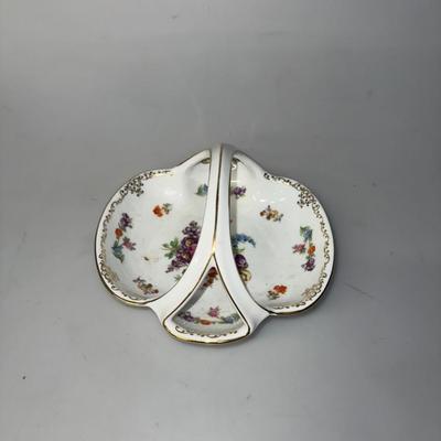Hand-Painted Noritake Dresdoll Floral Basket