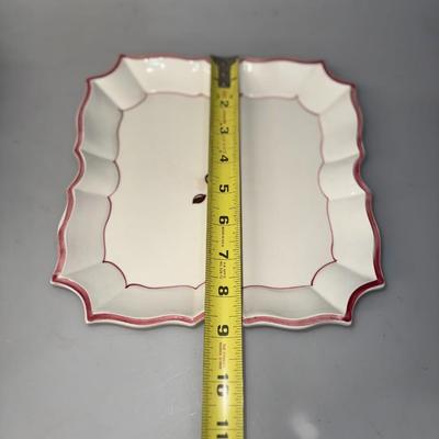 Hand Painted Italy Disappearing Apple Plate Wall Décor