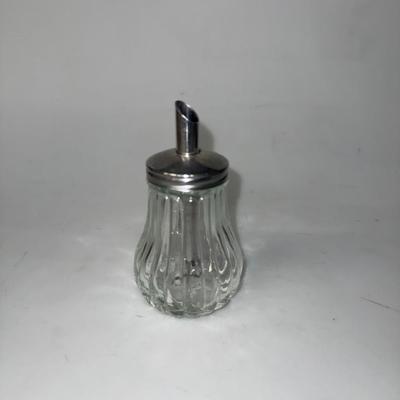 Vintage Glass Swirl Sugar Dispenser