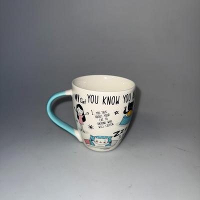 “You know you are a crazy cat lady when” Ceramic Mug