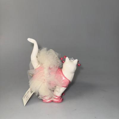 Collectible WhimsiClay Amy Lacombe Limbo Cat Figurine 2006 LOT