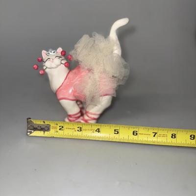 Collectible WhimsiClay Amy Lacombe Limbo Cat Figurine 2006 LOT