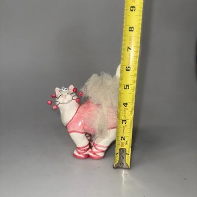 Collectible WhimsiClay Amy Lacombe Limbo Cat Figurine 2006 LOT