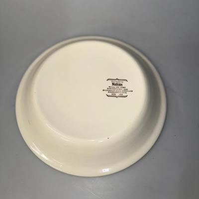 Two Watkins Baking Dishes w/ Chicken Pot Pit and Cherry Pie Recipe engraved inside