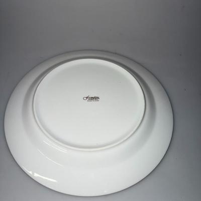 Formalities by Baum Bros Blue and white plate