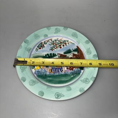 Italian Ceramic Decorative plates (set of 2)