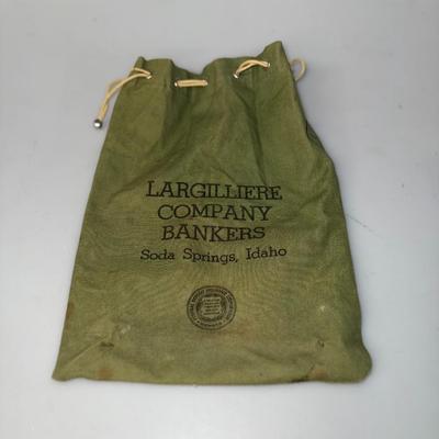 Largilliere Company Bankers bag, Soda Springs Idaho