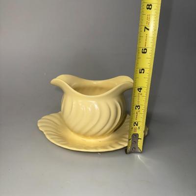 Yellow Franciscan Pottery Gravy Boat