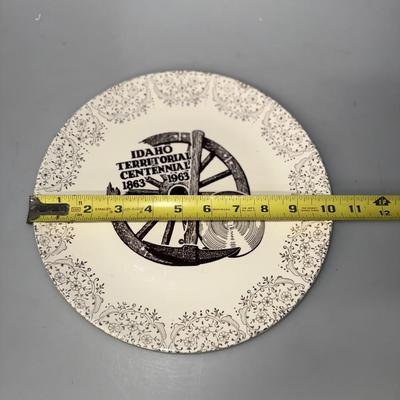 Idaho Terretorial Centennial Plate