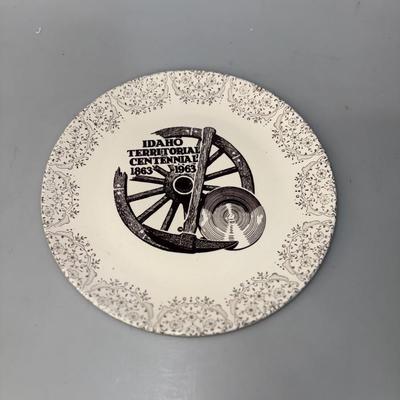 Idaho Terretorial Centennial Plate