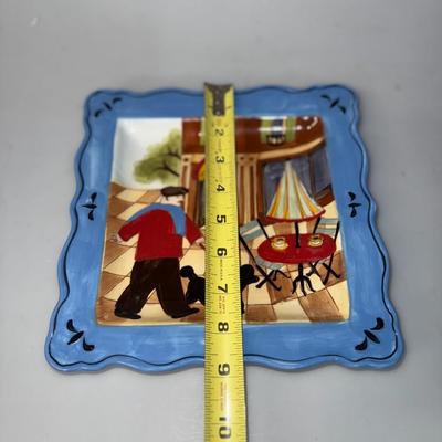 Jennifer Brinley Set of 4 plates (italy inspired)