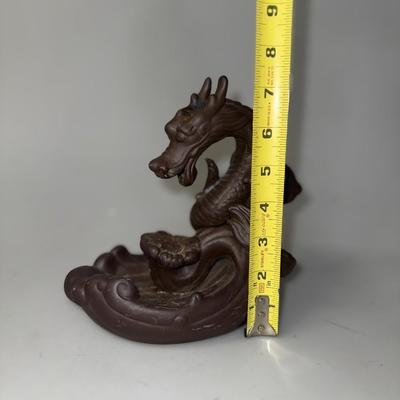 Ceramic Backflow Incense Burner Dragon