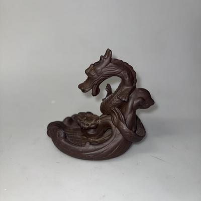 Ceramic Backflow Incense Burner Dragon