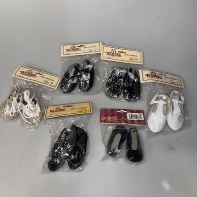 Lot of Tallina’s New White Doll Shoes