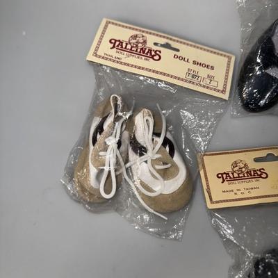 Lot of Tallina’s New White Doll Shoes