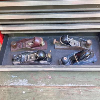LOT 55: Craftsman Toolbox with Contents and Central Pneumatic Compressor