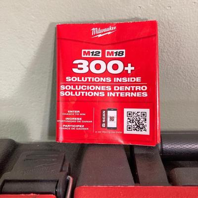 LOT 58: Milwaukee Tools and Accessories - Fuel Hex Hydraulic Driver, Charger with Storage Case and More