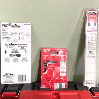 LOT 58: Milwaukee Tools and Accessories - Fuel Hex Hydraulic Driver, Charger with Storage Case and More
