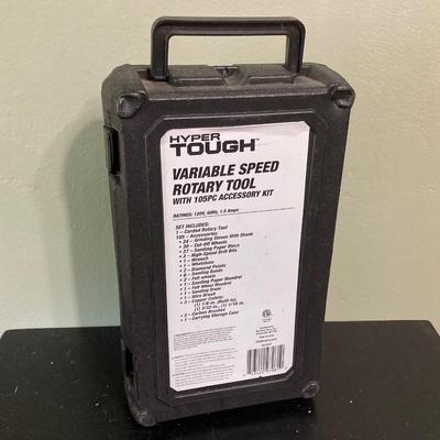 LOT 59: Assorted Tools - Hyper Tough Drill, Dremel Rotary Tool, Tough Box Storage Tote, Ryobi Reciprocating Saw, Hand Tools and More