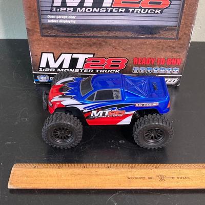 LOT 65: Associated Electrics Nano Sport RC Set and MT 28 1:28 Size Monster Truck
