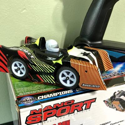 LOT 65: Associated Electrics Nano Sport RC Set and MT 28 1:28 Size Monster Truck