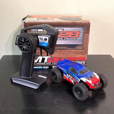 LOT 65: Associated Electrics Nano Sport RC Set and MT 28 1:28 Size Monster Truck