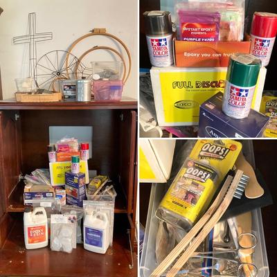 LOT 66: Large Crafting Supply Collection