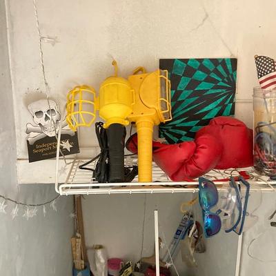 LOT 67: Hallway Storage Cleanout - Tools, Hardware and Much More