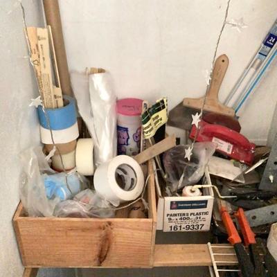 LOT 67: Hallway Storage Cleanout - Tools, Hardware and Much More