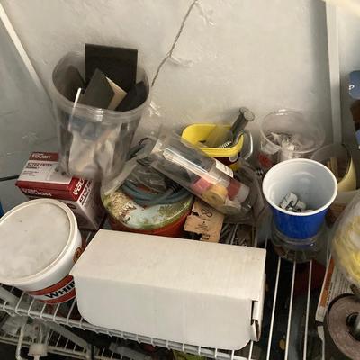 LOT 67: Hallway Storage Cleanout - Tools, Hardware and Much More