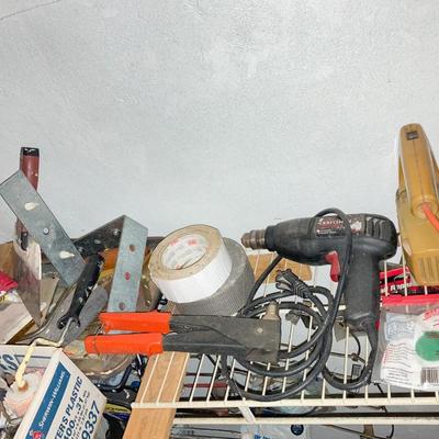 LOT 67: Hallway Storage Cleanout - Tools, Hardware and Much More