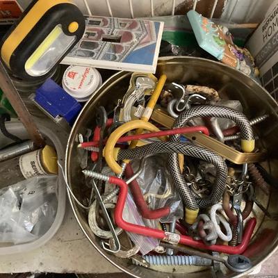 LOT 67: Hallway Storage Cleanout - Tools, Hardware and Much More