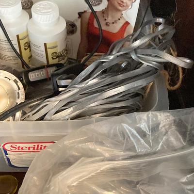 LOT 69: Stained Glass Crafters Collection - Assorted Glass, Framing, Tools, Supplies and More