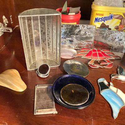LOT 69: Stained Glass Crafters Collection - Assorted Glass, Framing, Tools, Supplies and More